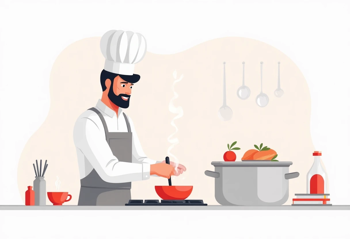 Chef en acción