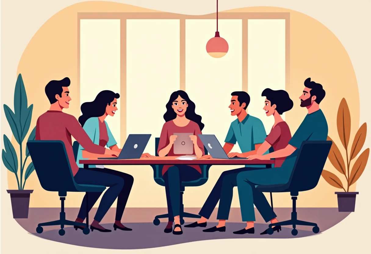 Time multicultural de desenvolvedores