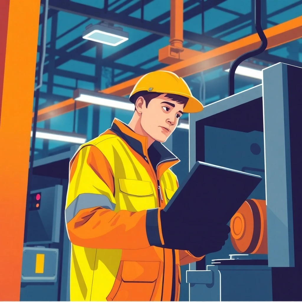 Inspecting production equipment