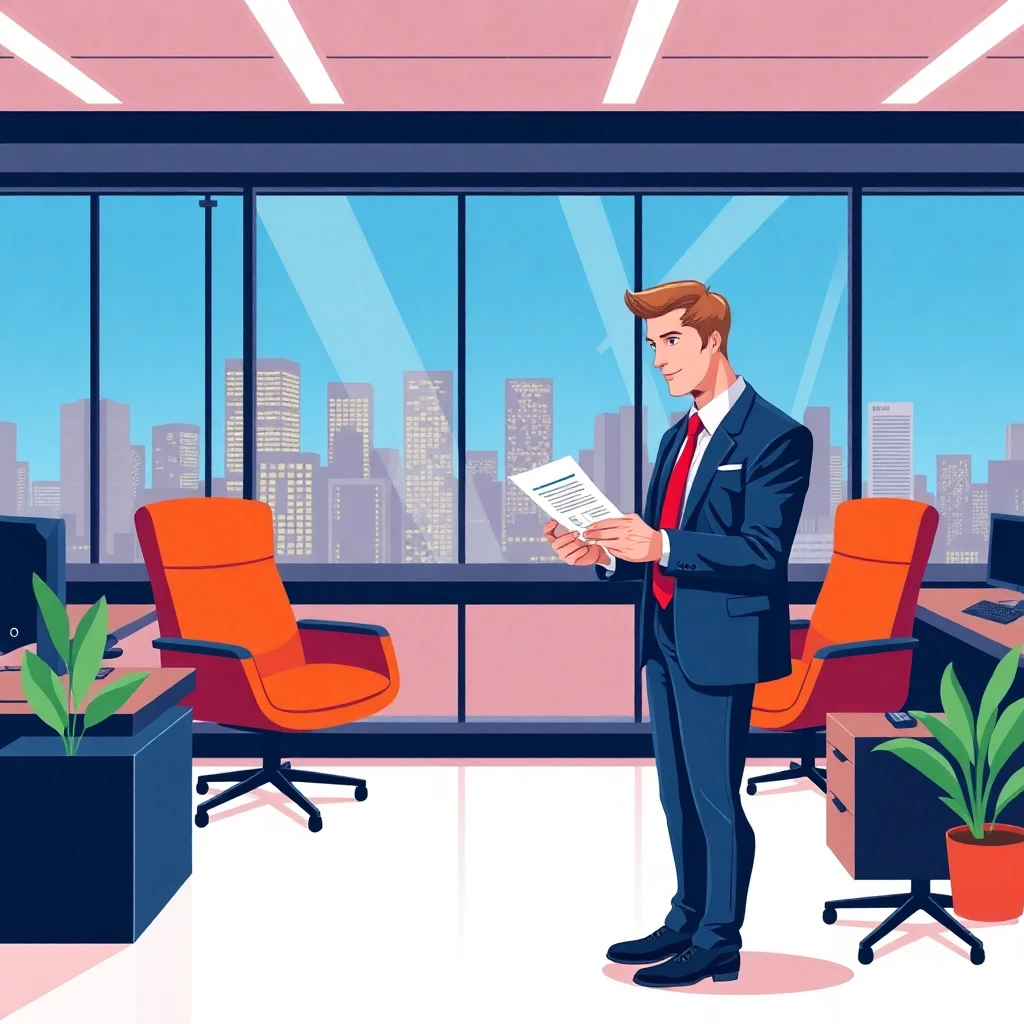 High-paying finance job setting
