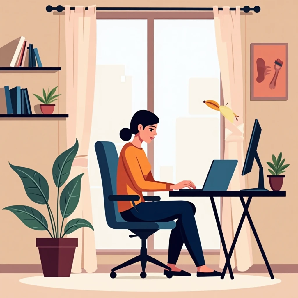 Remote work setup