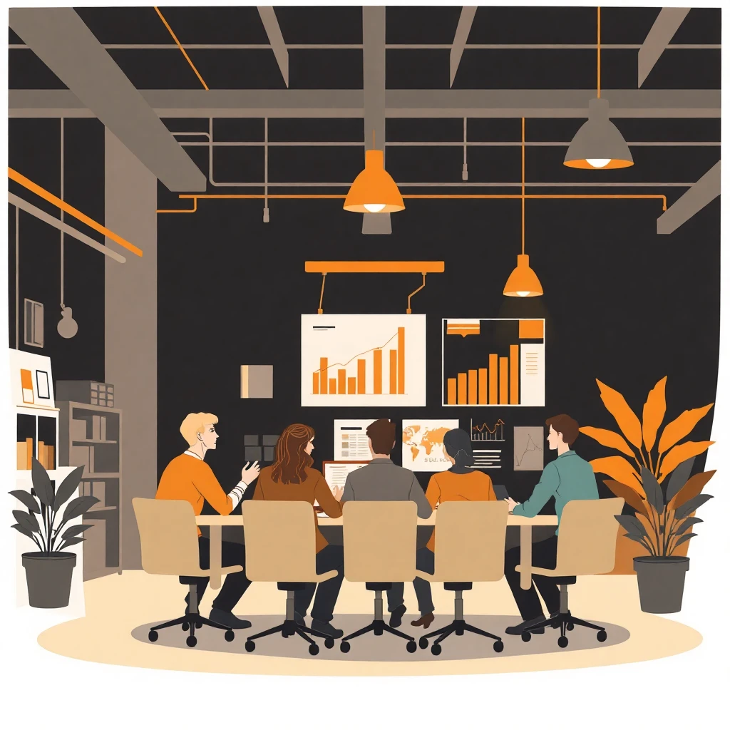 Team discussing finance strategies