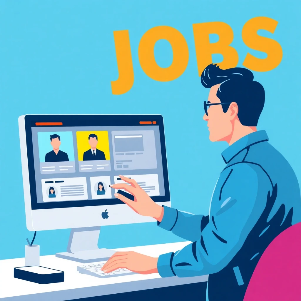 Revisando ofertas laborales