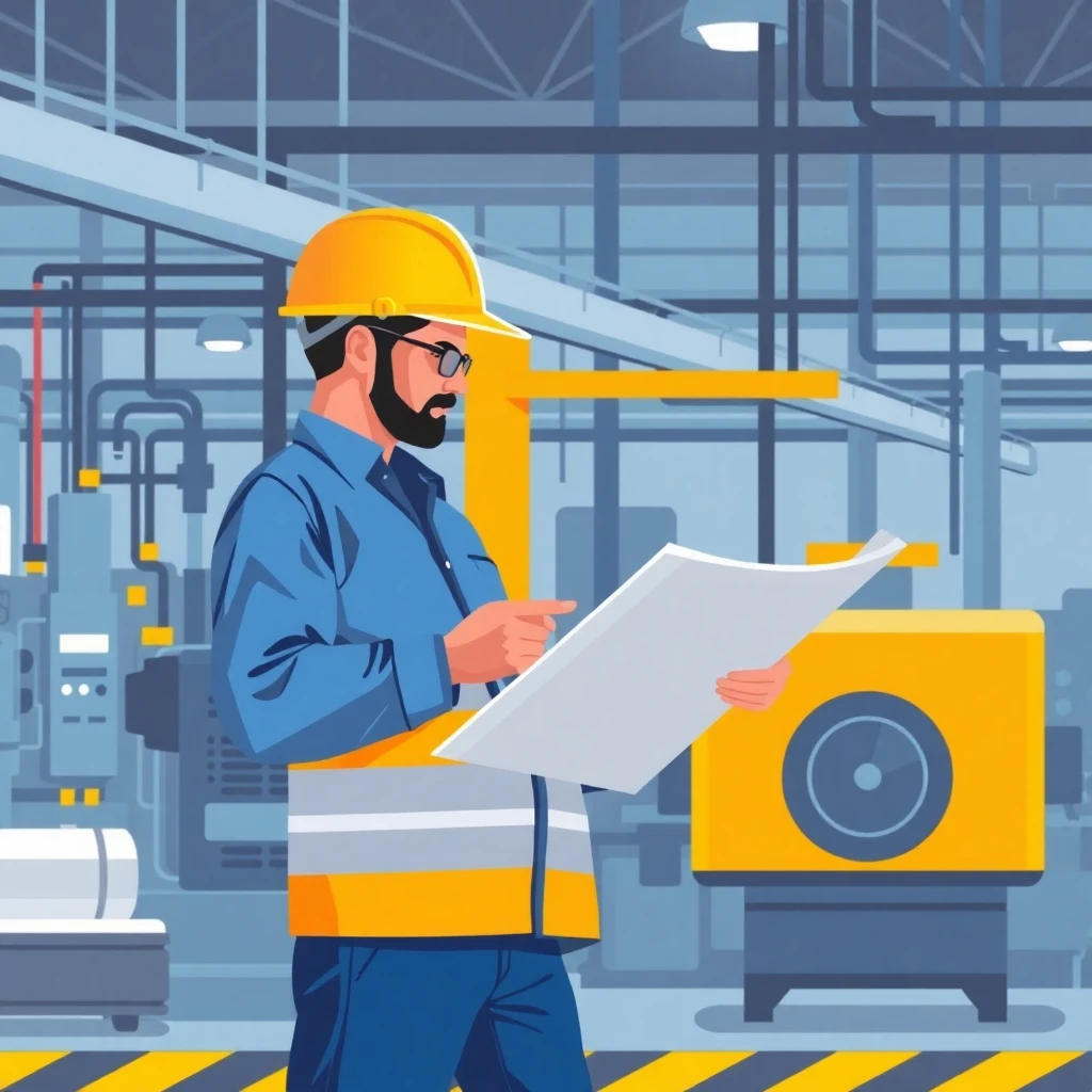 Ingeniero en planta de producción