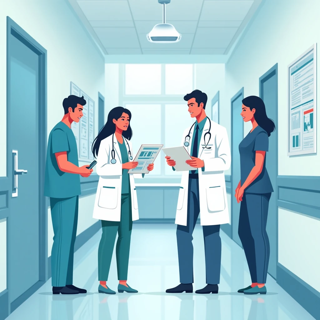 Healthcare team in action