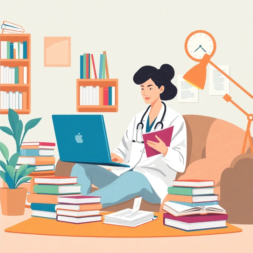 Studying for healthcare certification