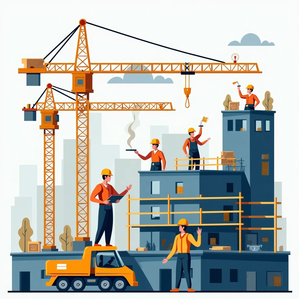 Dynamic construction site