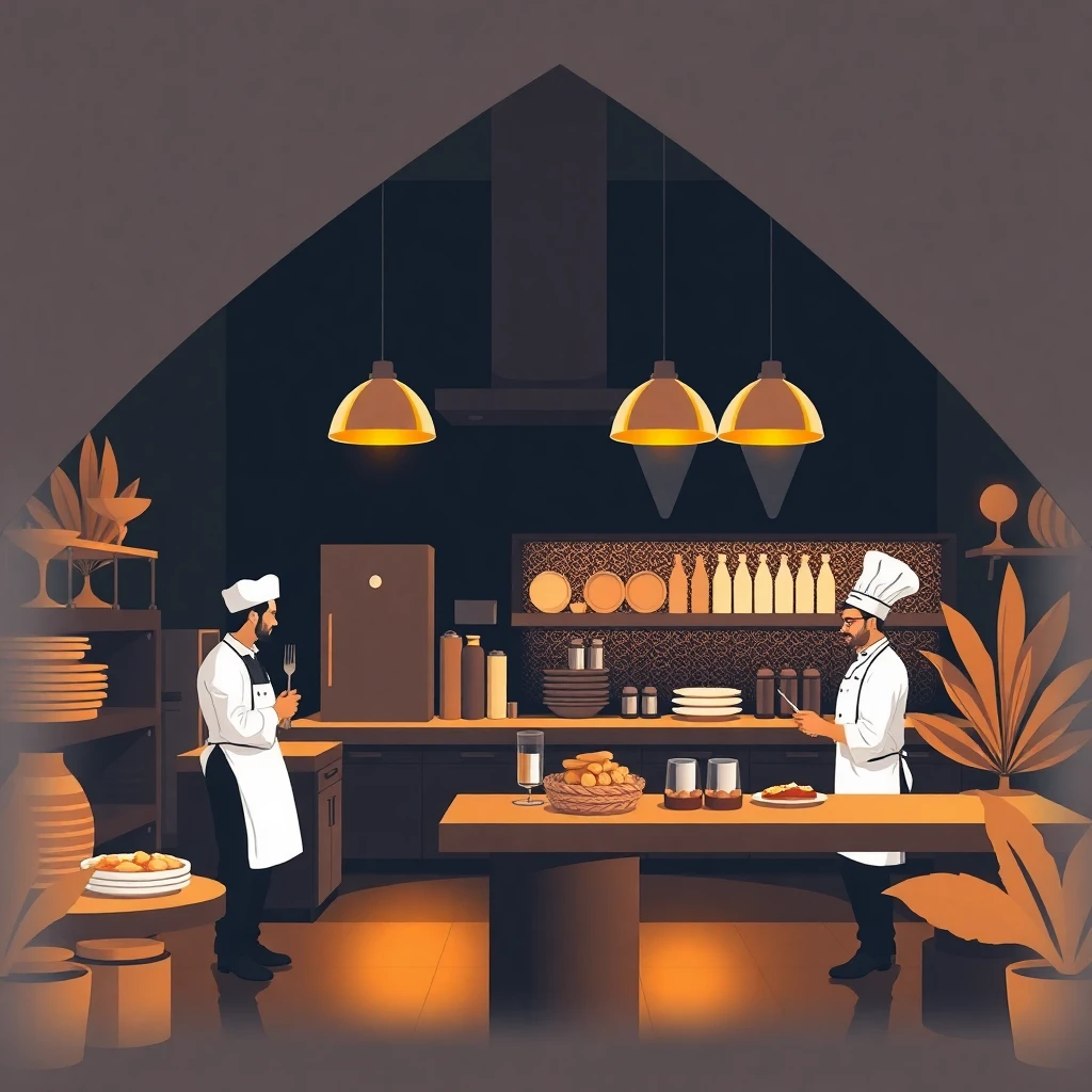 Culinary creativity in action