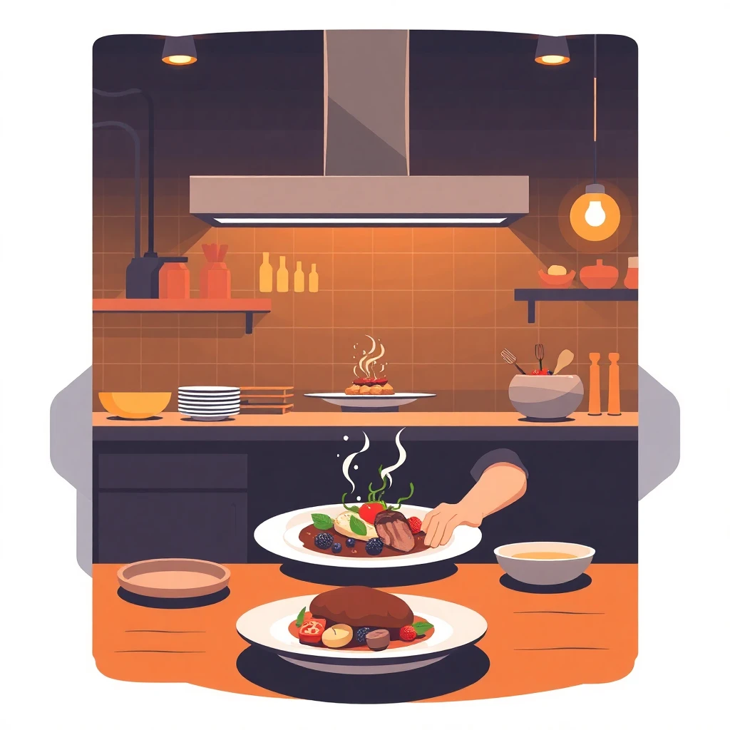 Culinary position in action