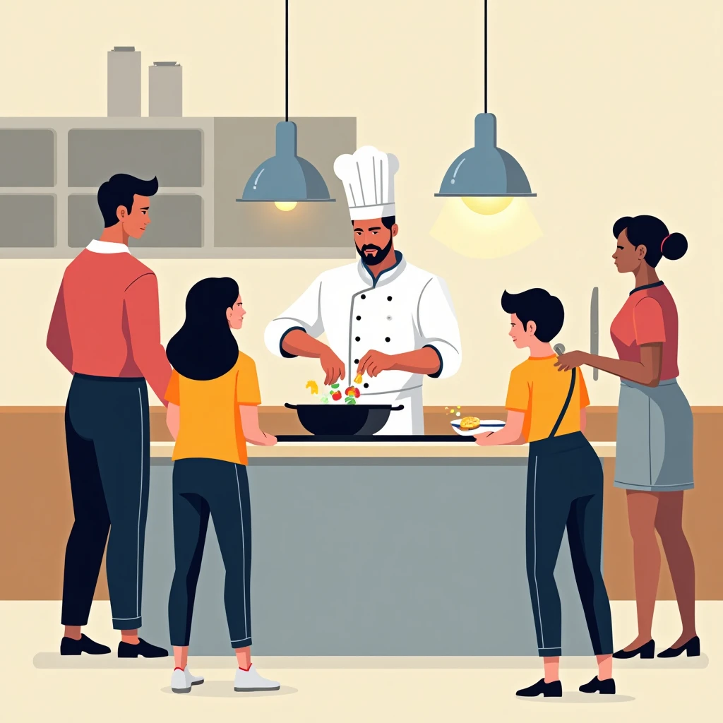 Chef in a Culinary School