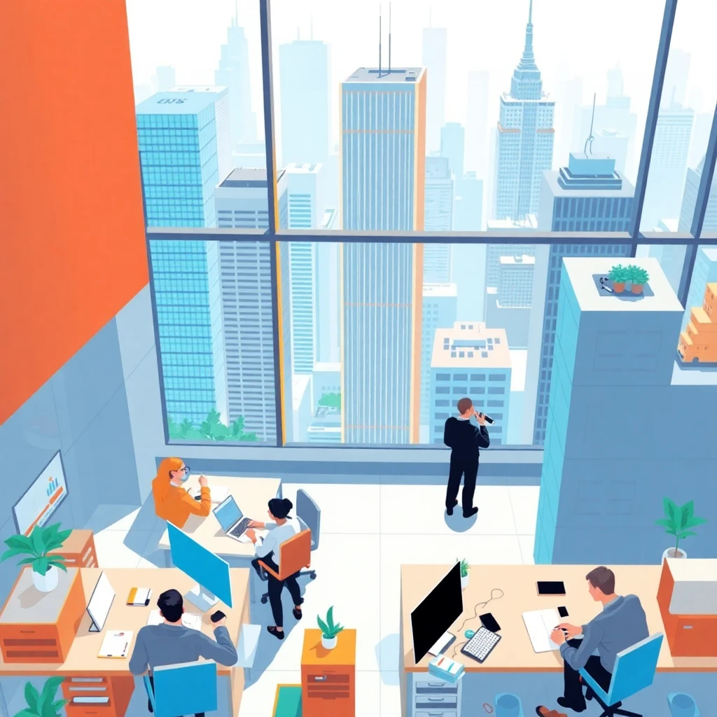 City office environment