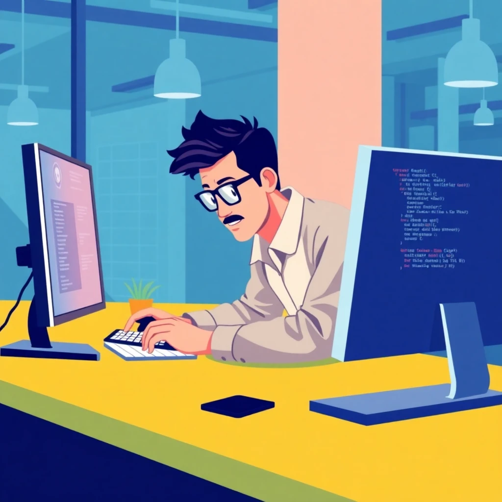 Ingeniero de software en acción