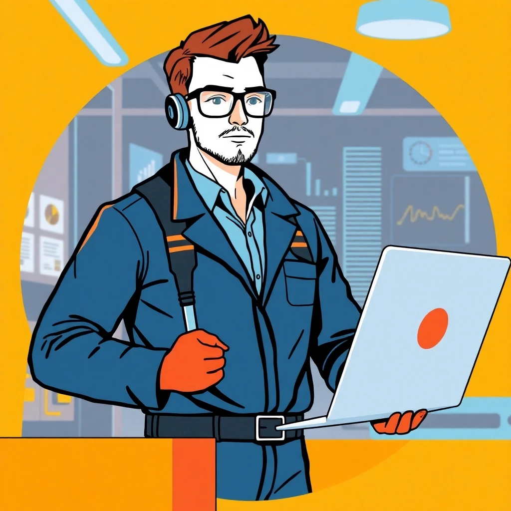 Erfahrener IT-Spezialist bei der Arbeit