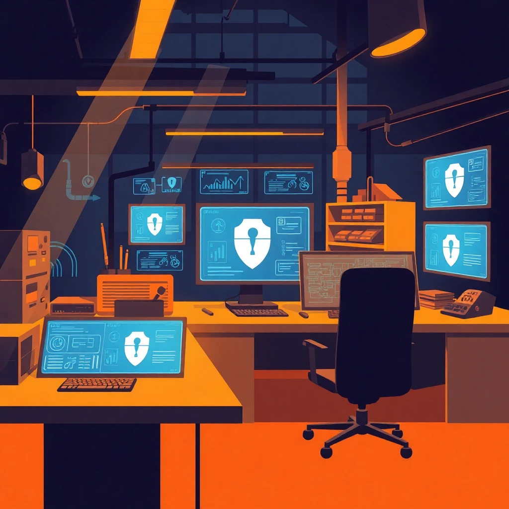 Cybersecurity office setting