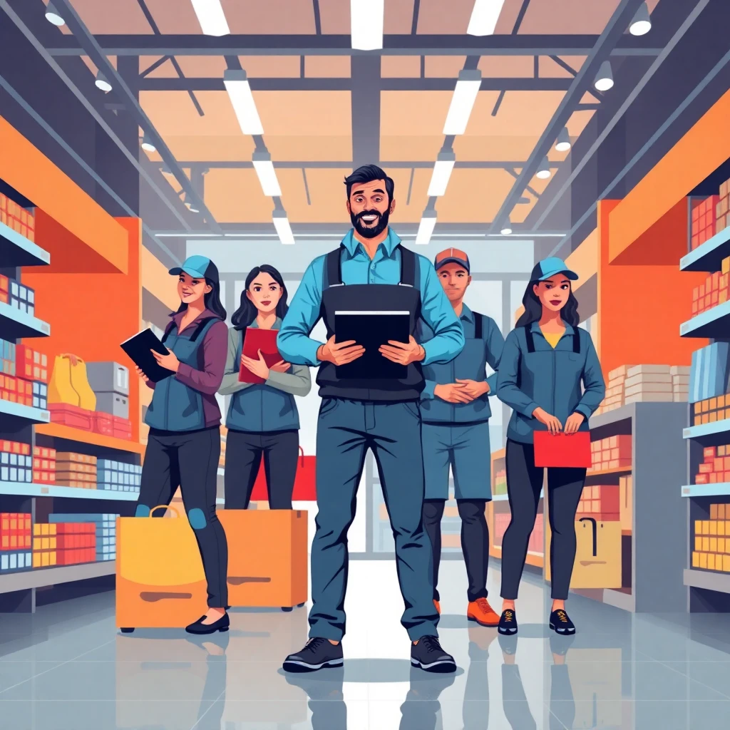 Líder de equipo en retail