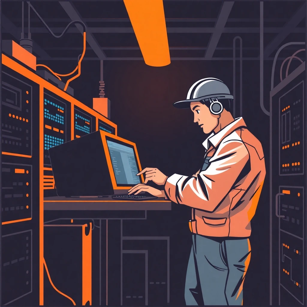 Trabajando en un centro de datos