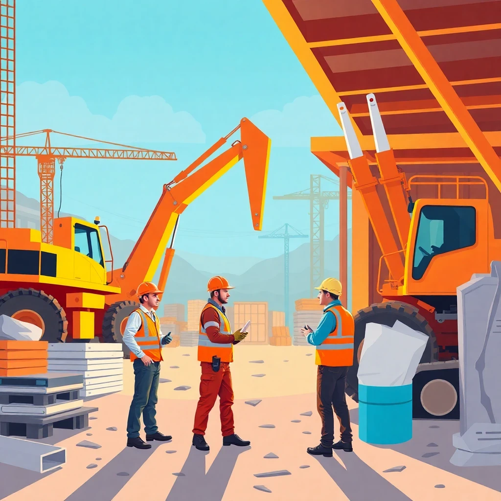 Travail sur chantier