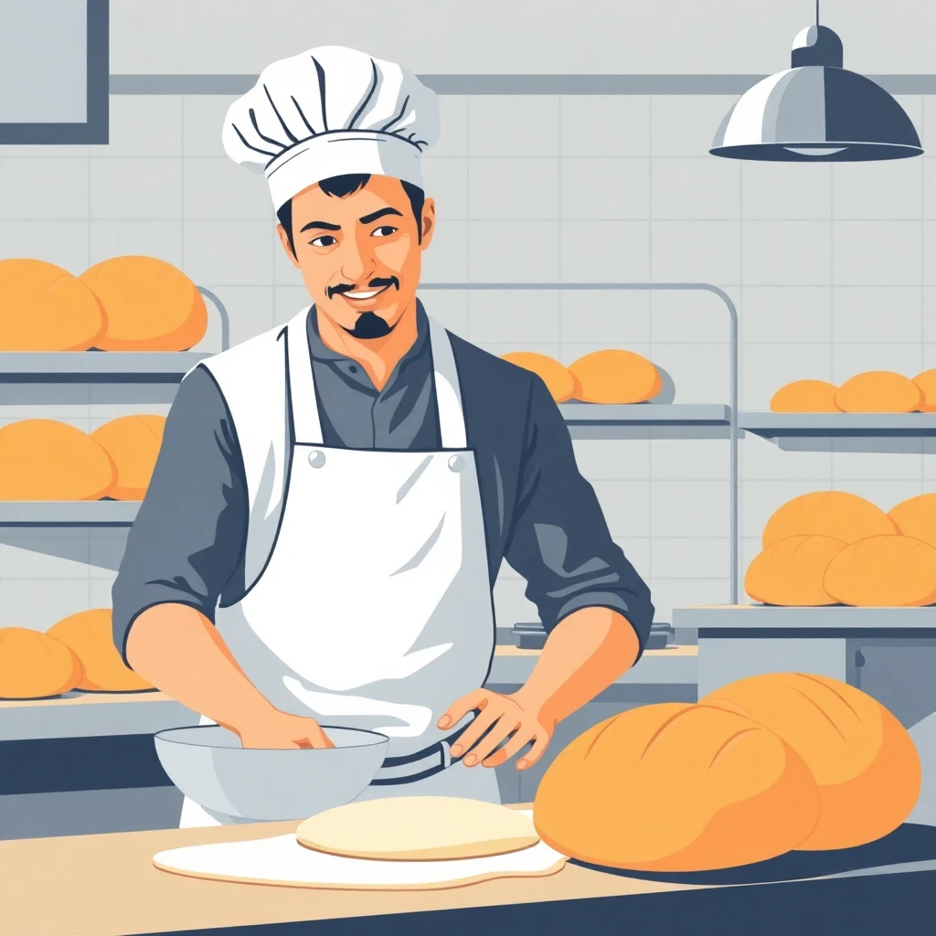 Travail en boulangerie