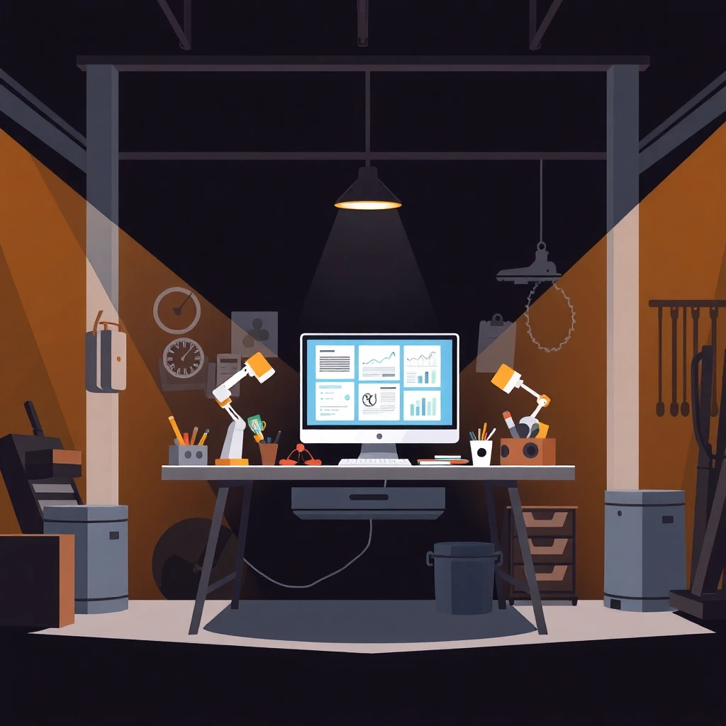 Poste de travail de production avec responsabilités