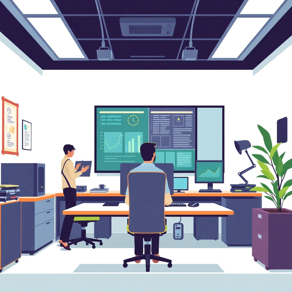 Tech roles in office settings