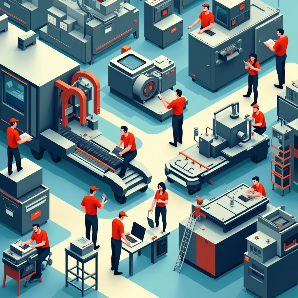 High-energy manufacturing plant