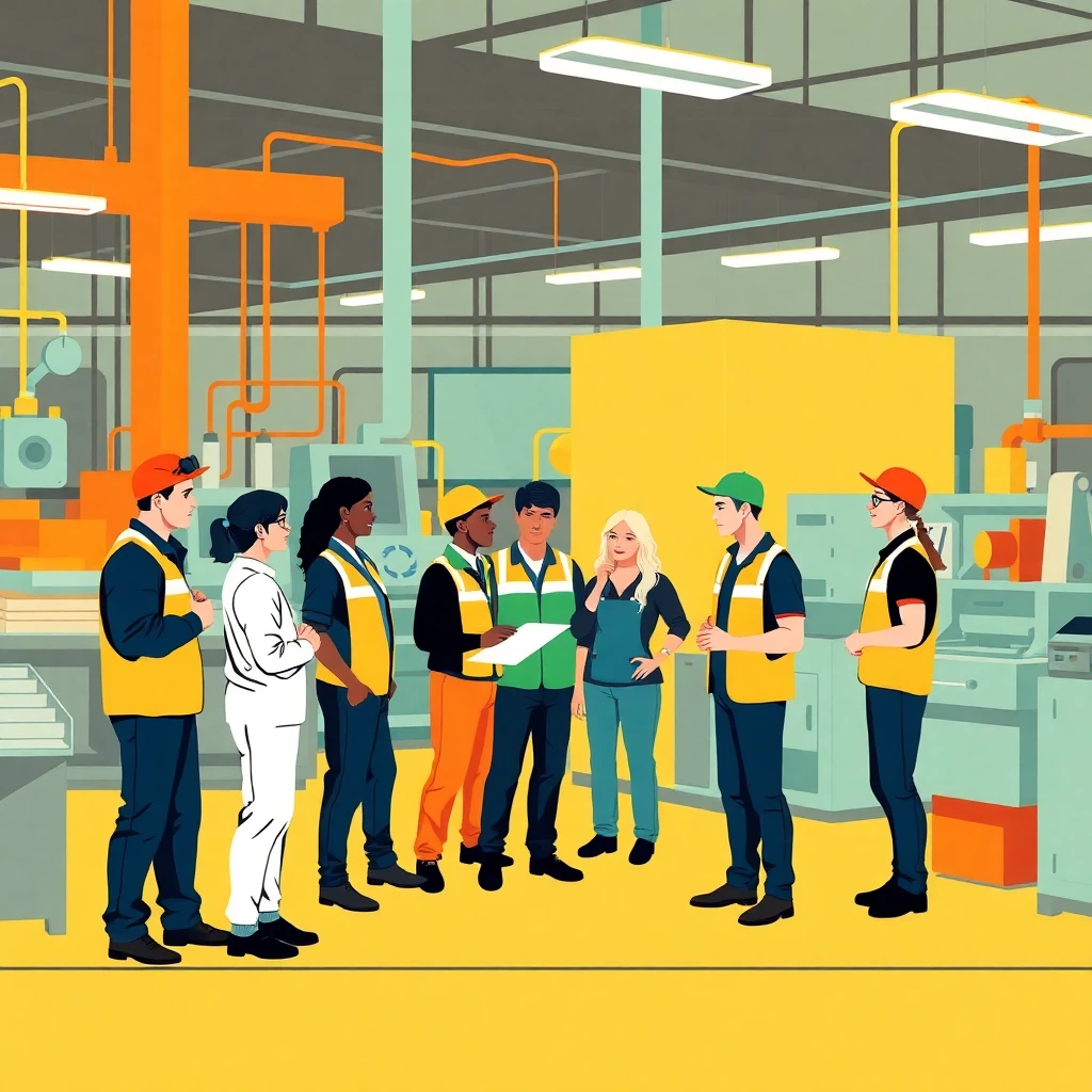 Teamwork in manufacturing