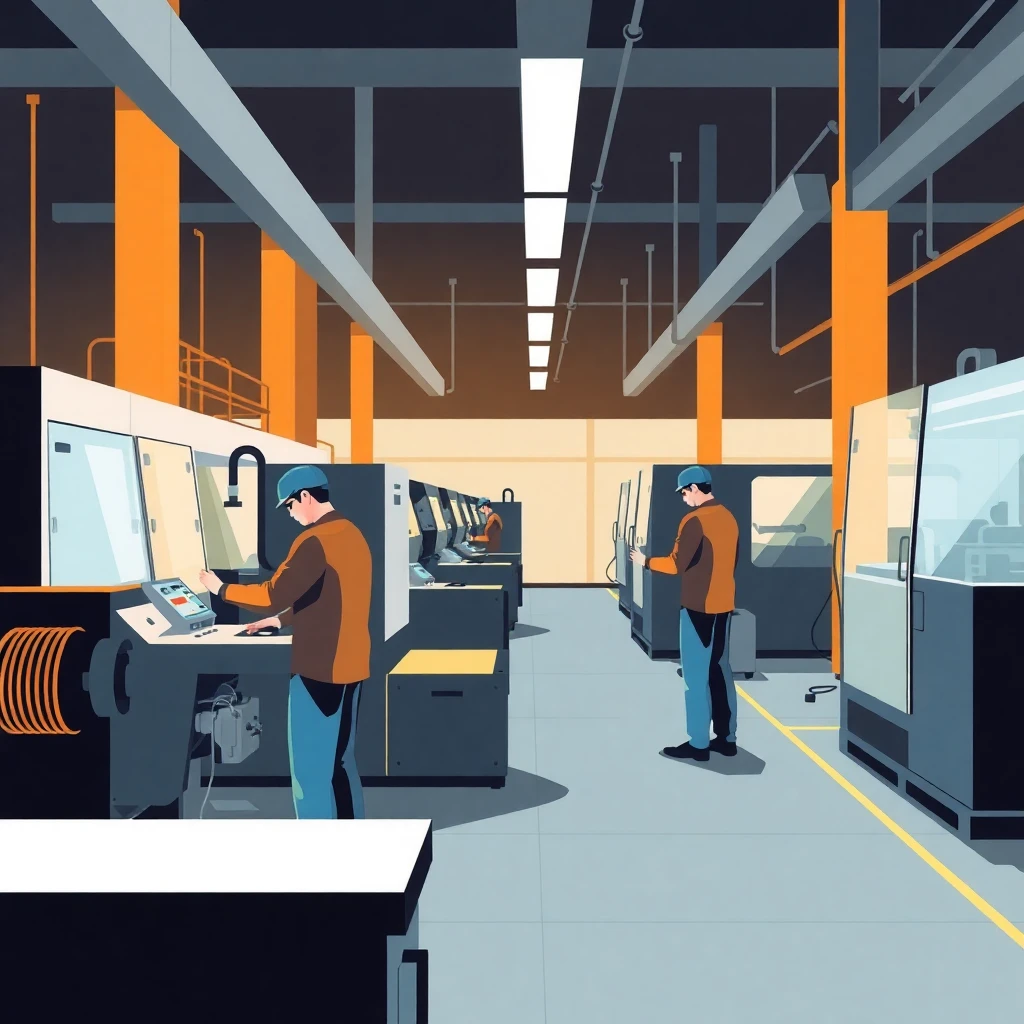 Operating machinery in a production facility