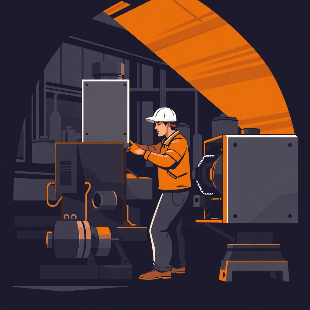 Heavy machinery operation