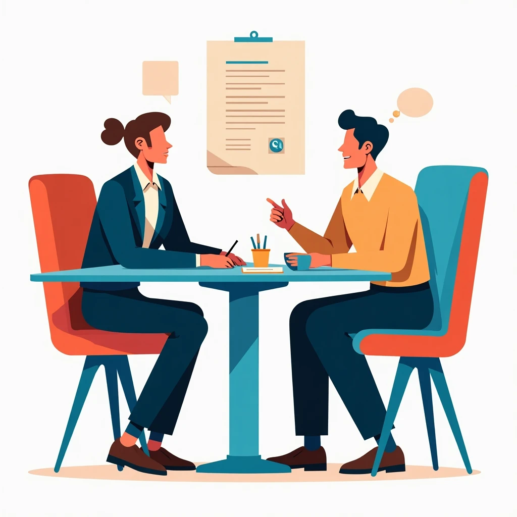 Discutindo propostas de emprego