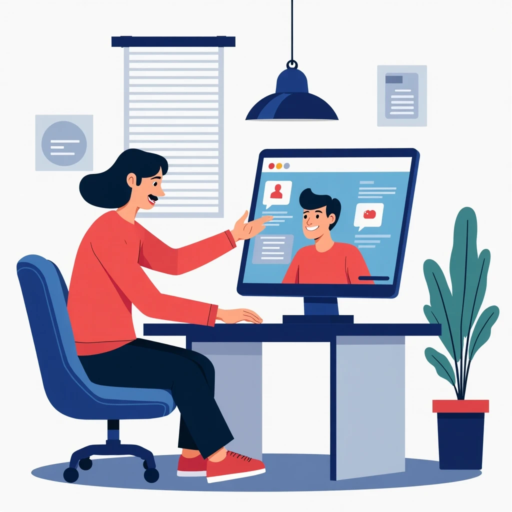 Customer service video call