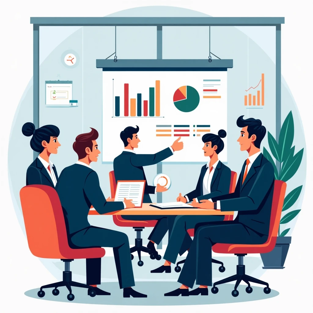 Project managers in discussion