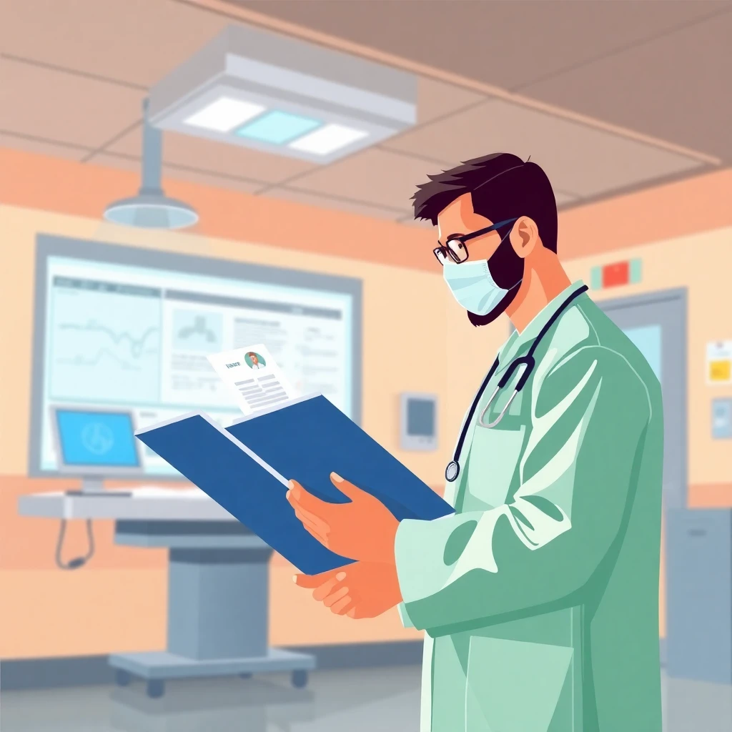 Enfermero experimentado en acción