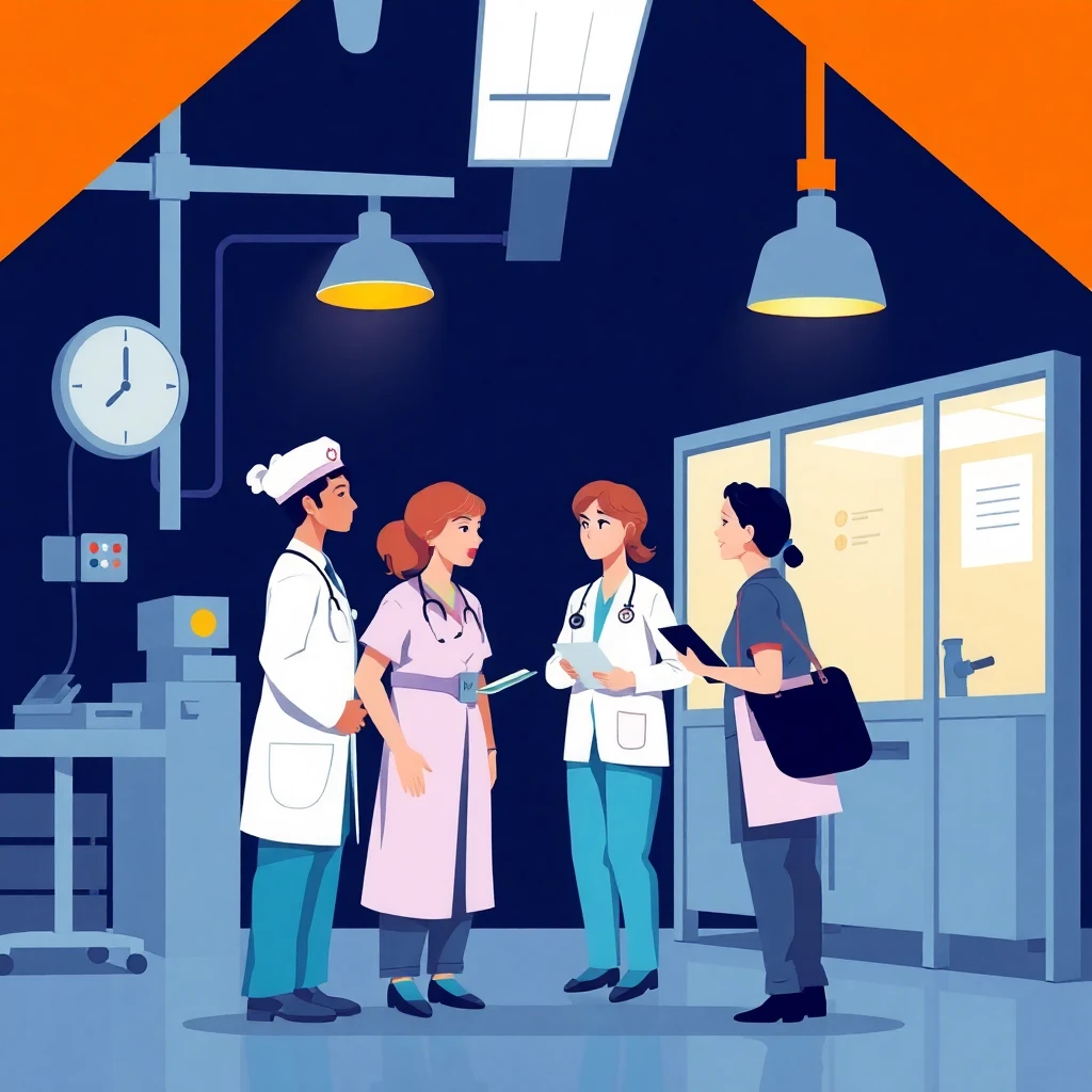 Nursing team discussion