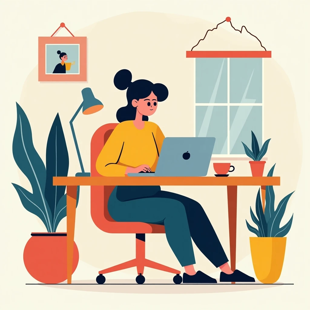 Home office setup