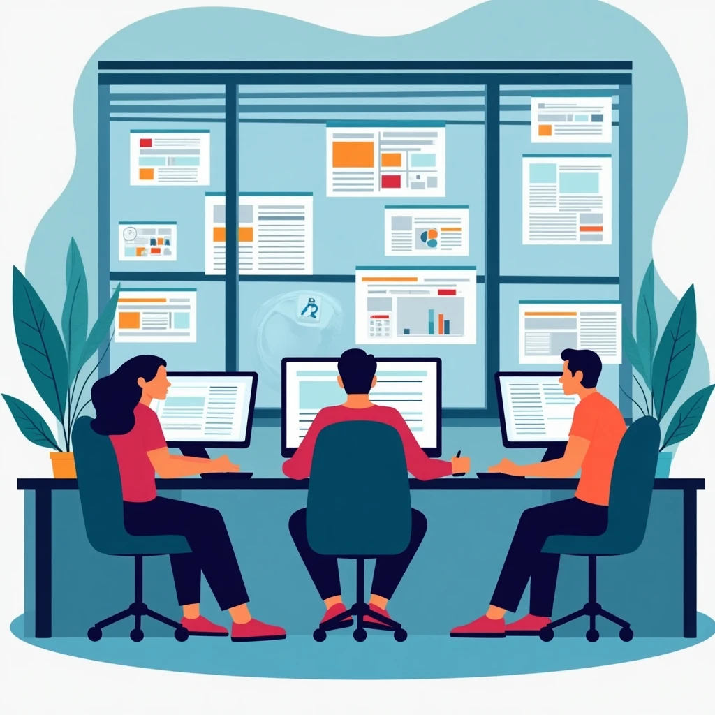 Tech job options in a modern office