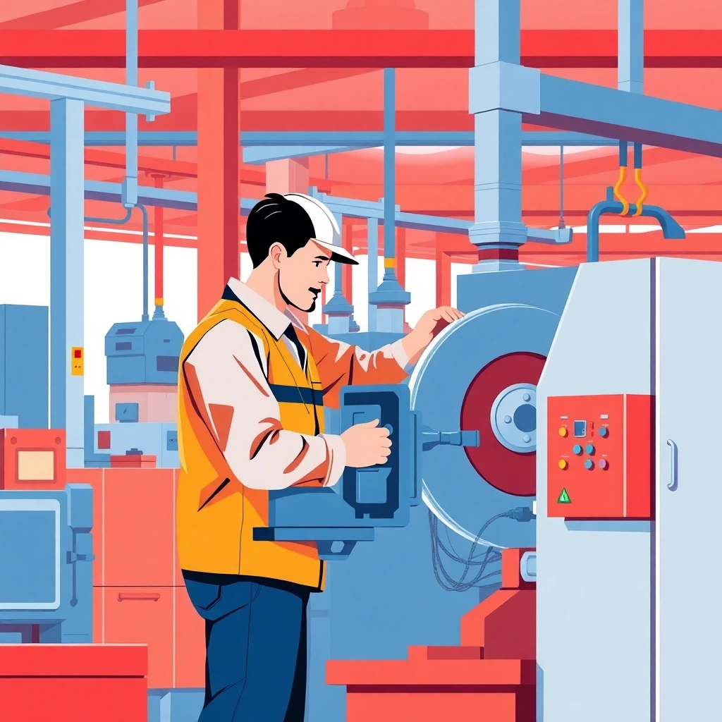 Technical operator at work