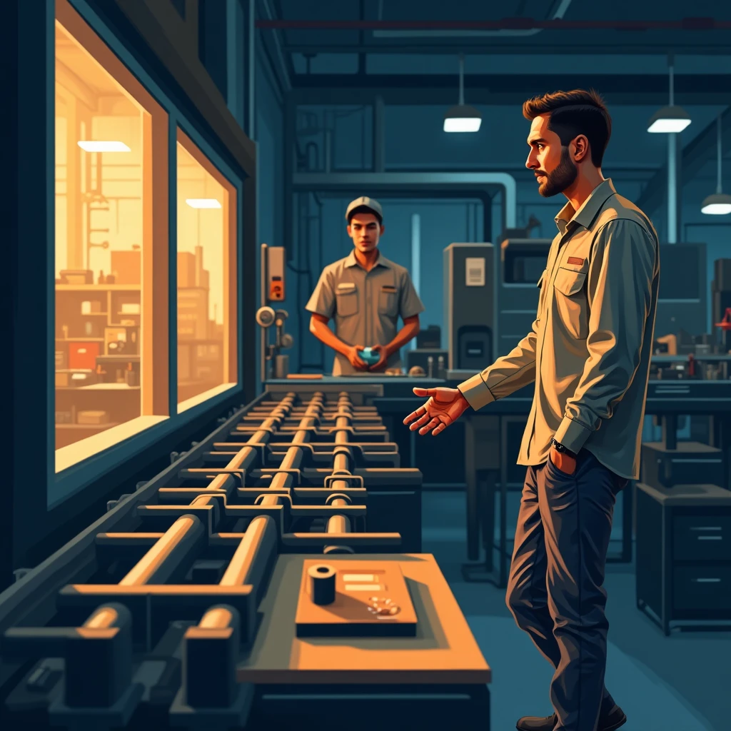 Practicante en planta de manufactura