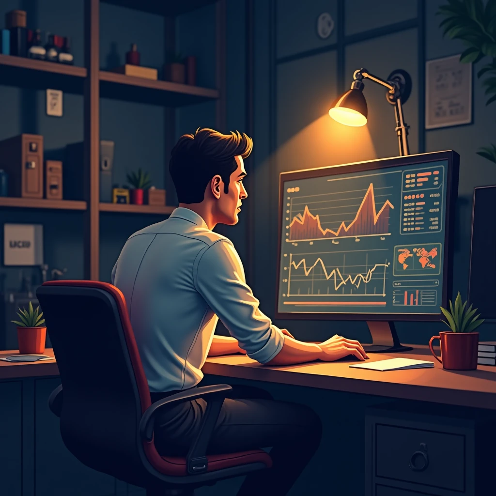 Analista Sr. Costos trabajando