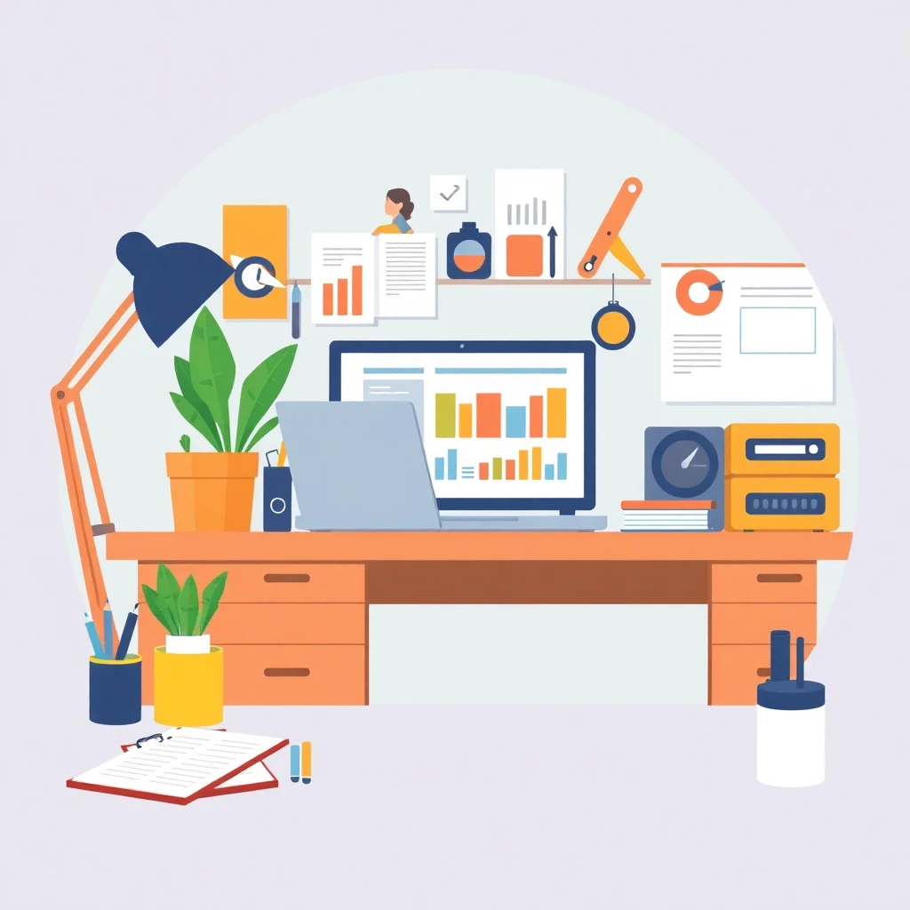 Organized project management workspace