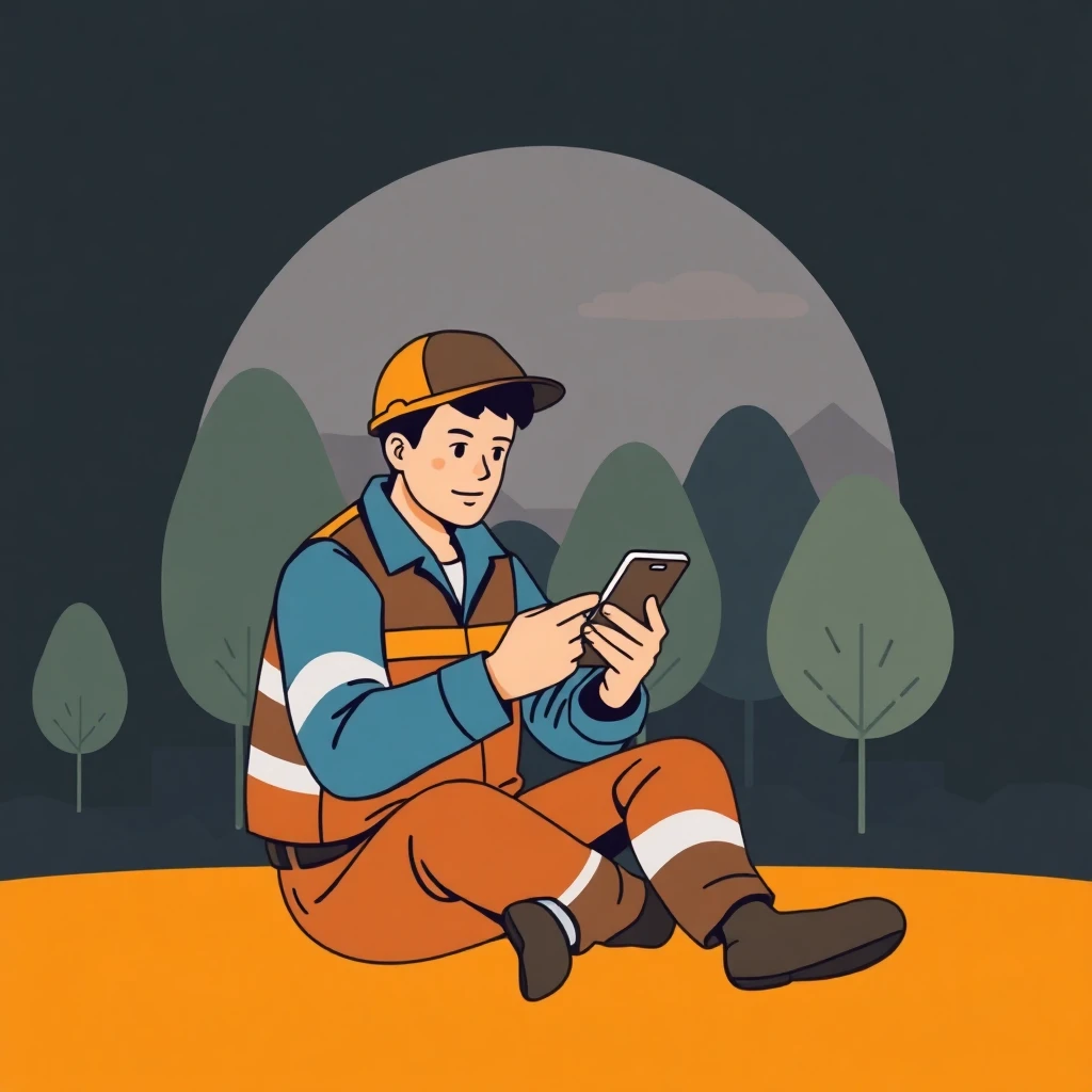 Revisando el horario de trabajo