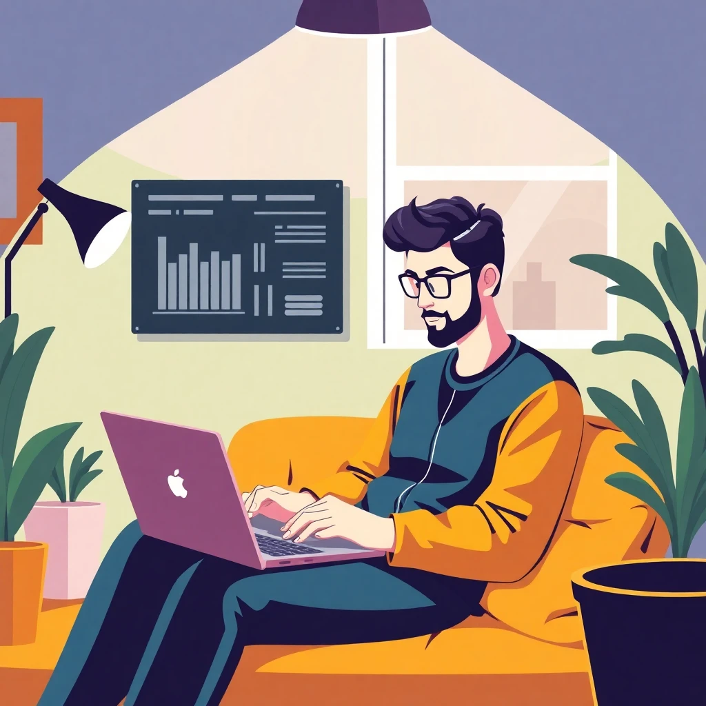 Remote work setup
