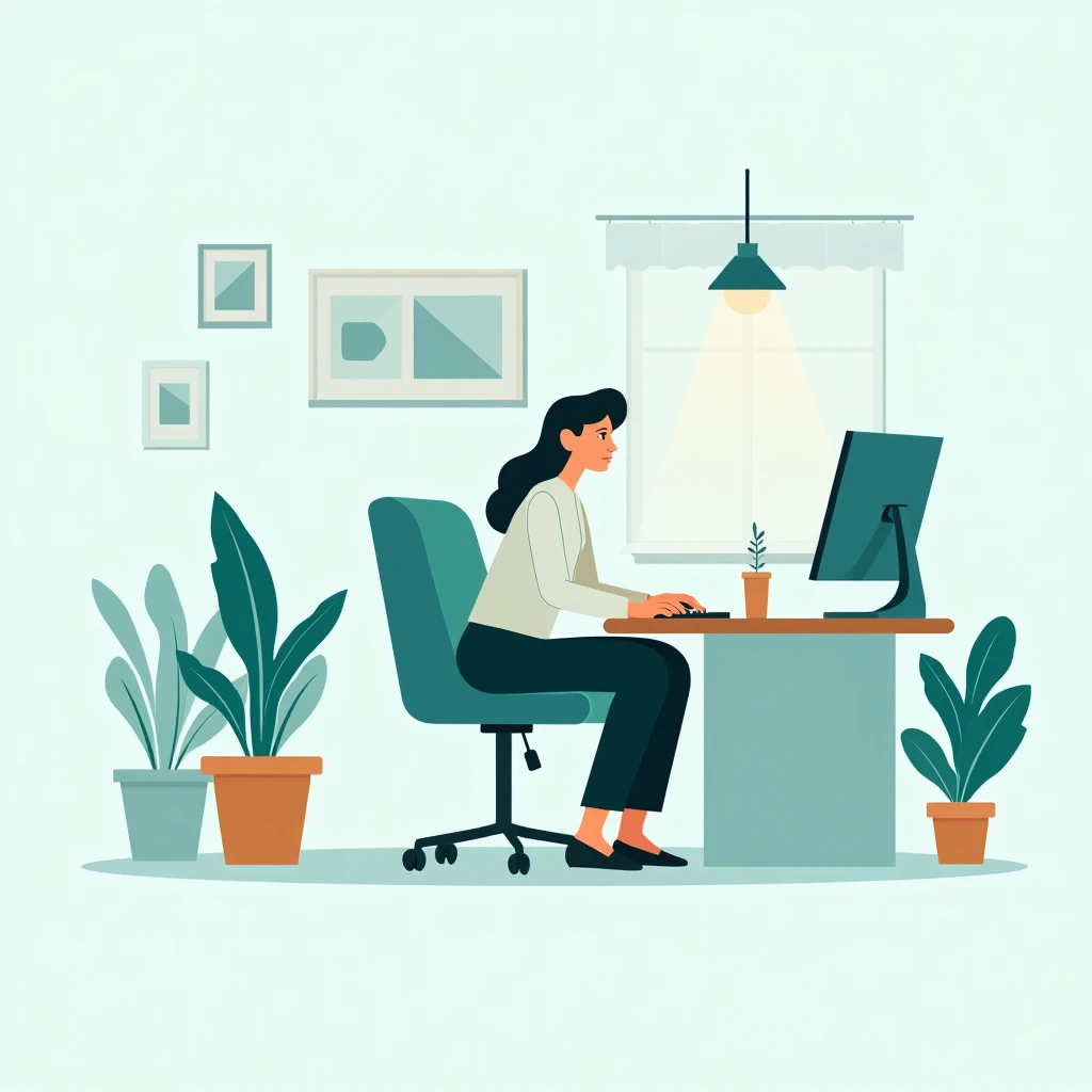 Home office for remote work