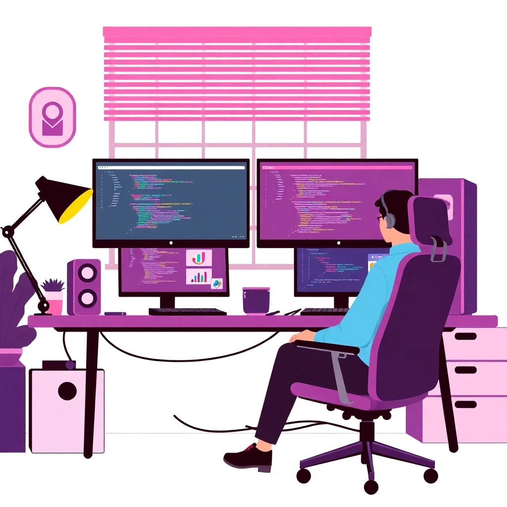 Technical remote work setting