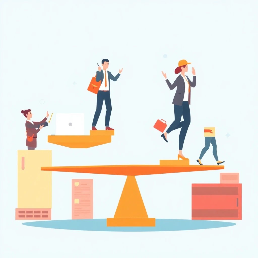 Comparación de opciones laborales