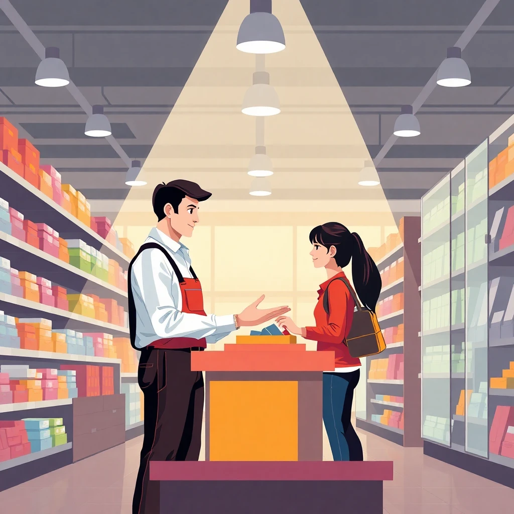 Customer service in action