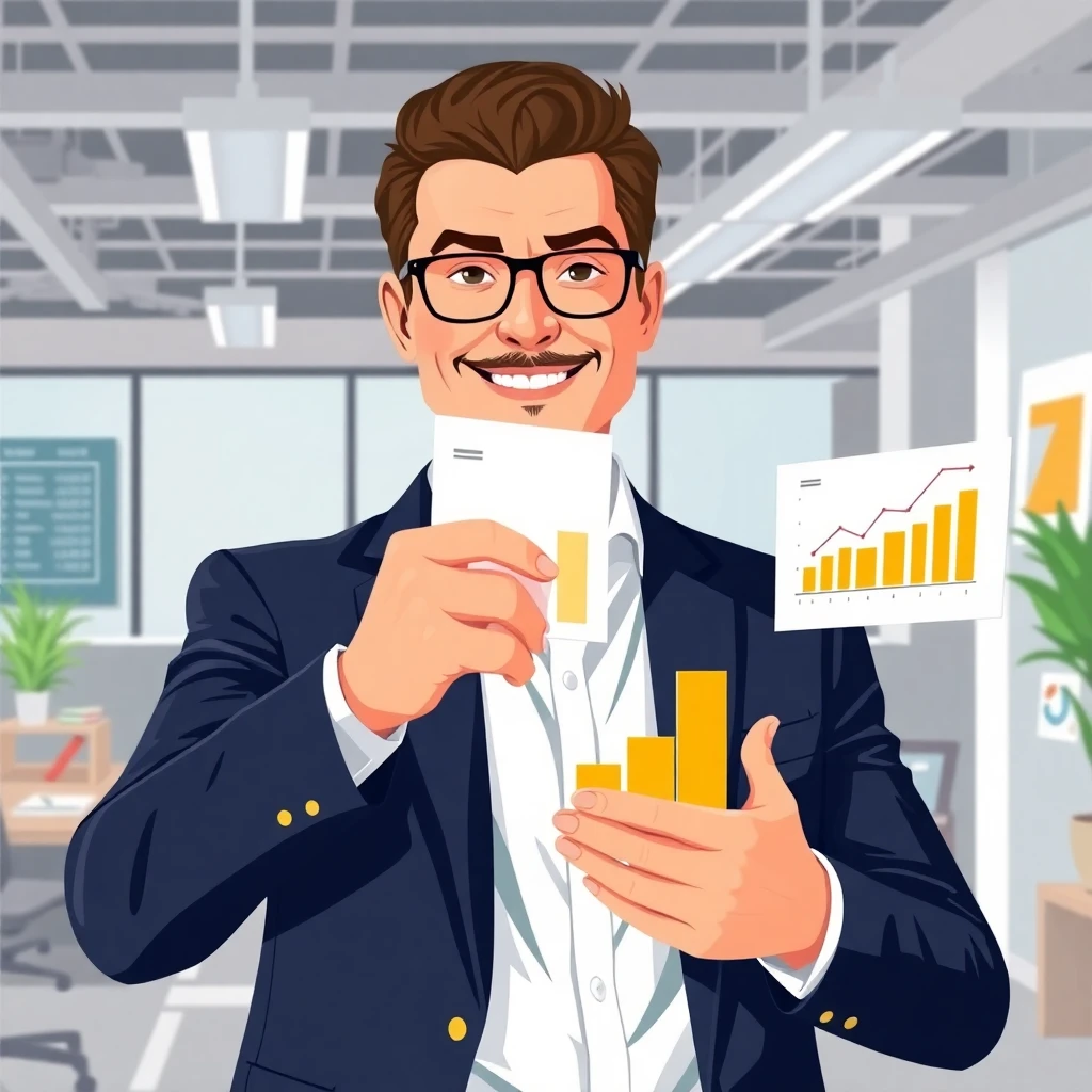 Sales-driven professional in action