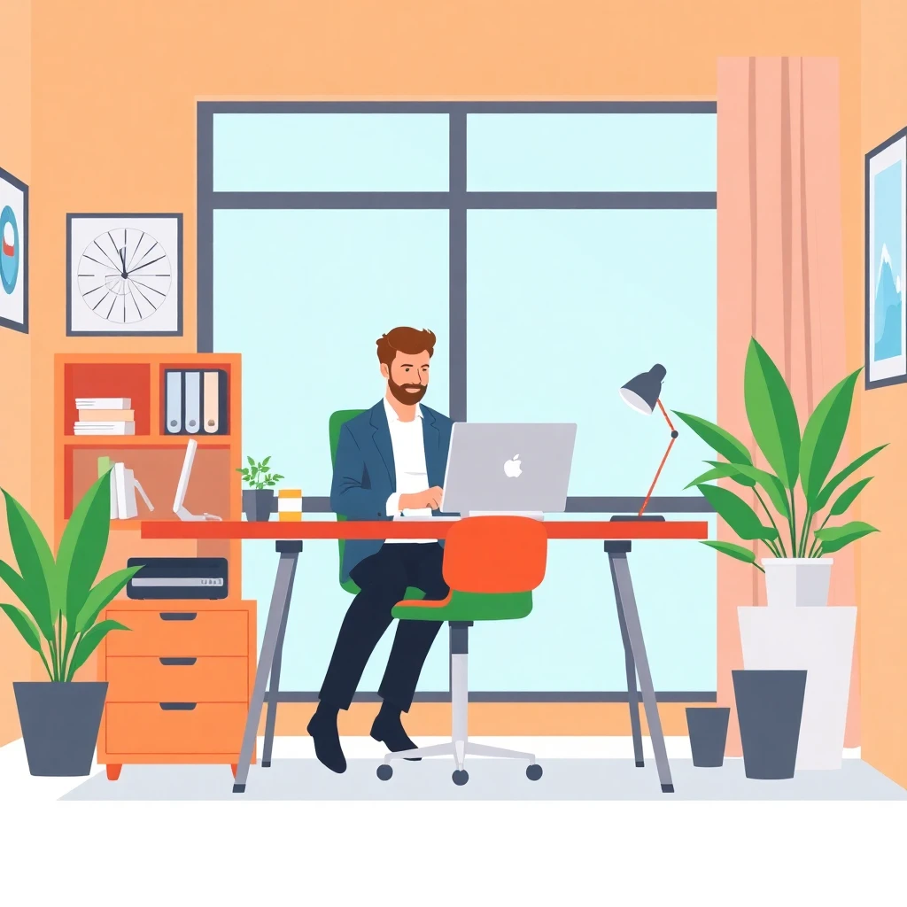 Remote sales work setup