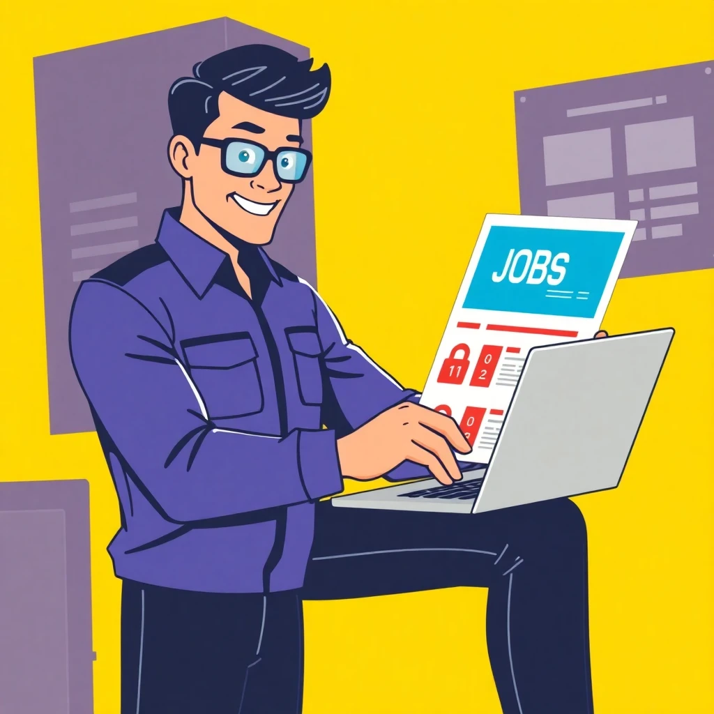 Security professional reviewing offers