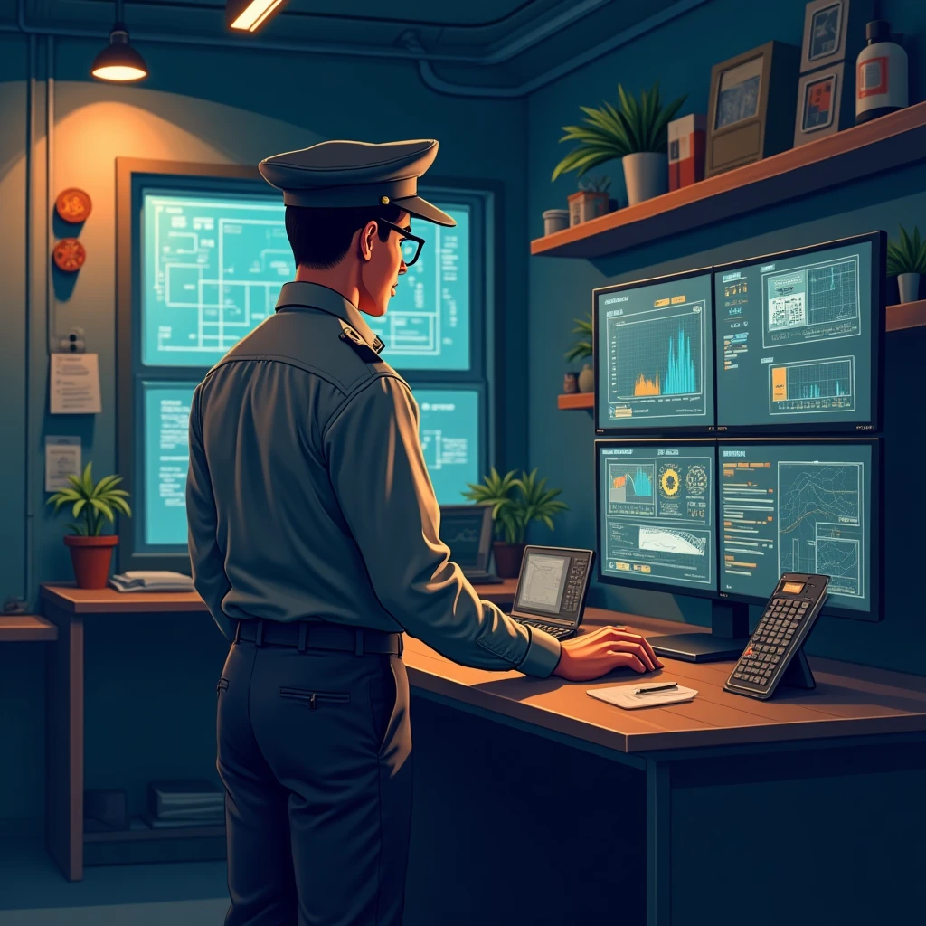 Security guard monitoring systems