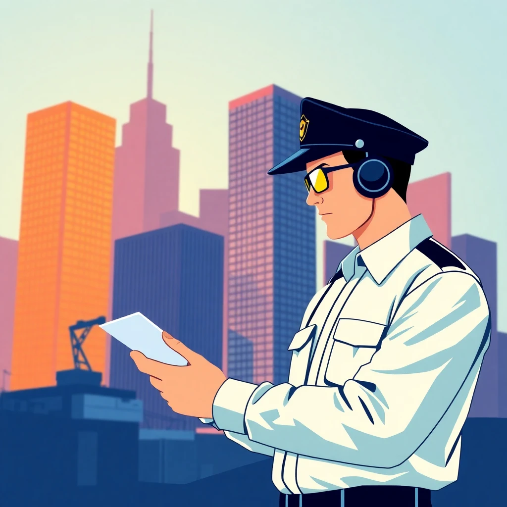 High-paying security job setting